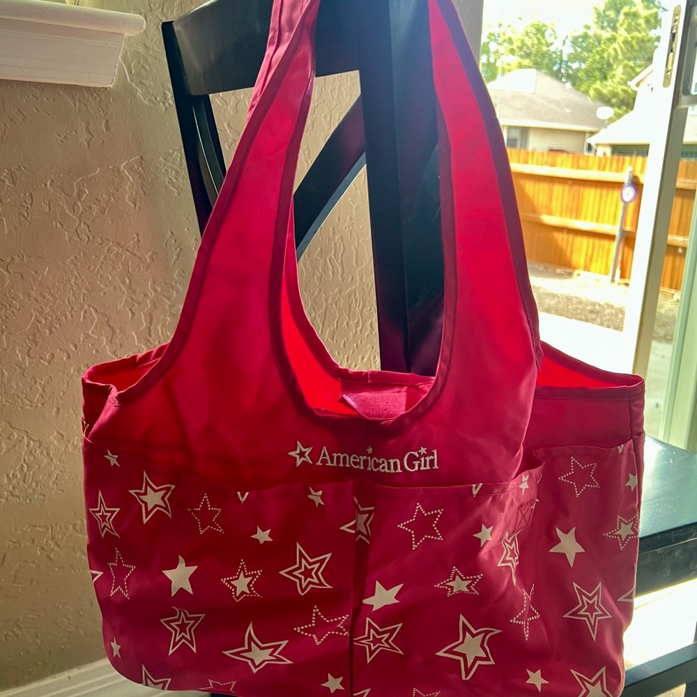 American Girl Pink Star Tote Bag